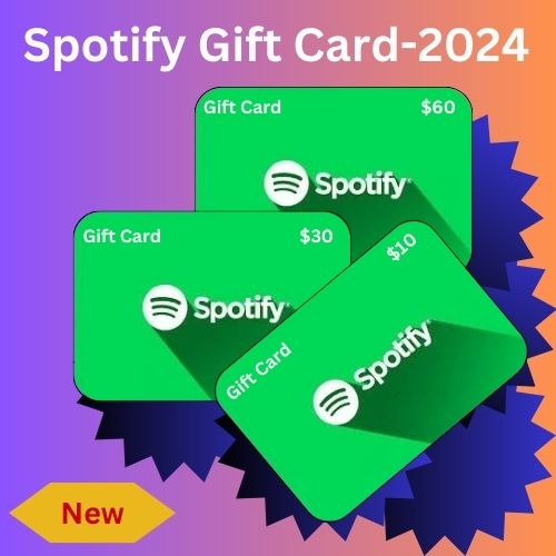 New Spotify Gift Card-2024